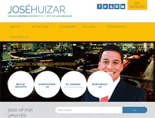 Tablet Screenshot of josehuizar.com